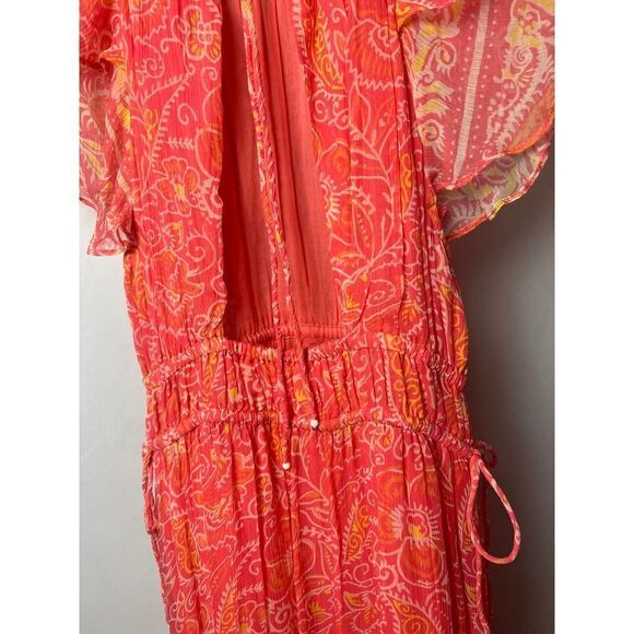 Cleobella Hannah Maxi Dress In Blossom Block Print Dress Sz. S - Picture 7 of 9